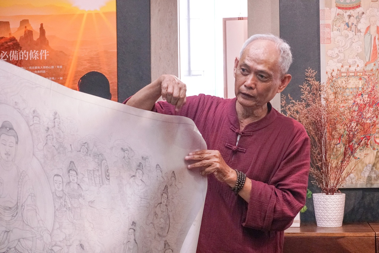 畫佛畫心塗鴉心識色彩