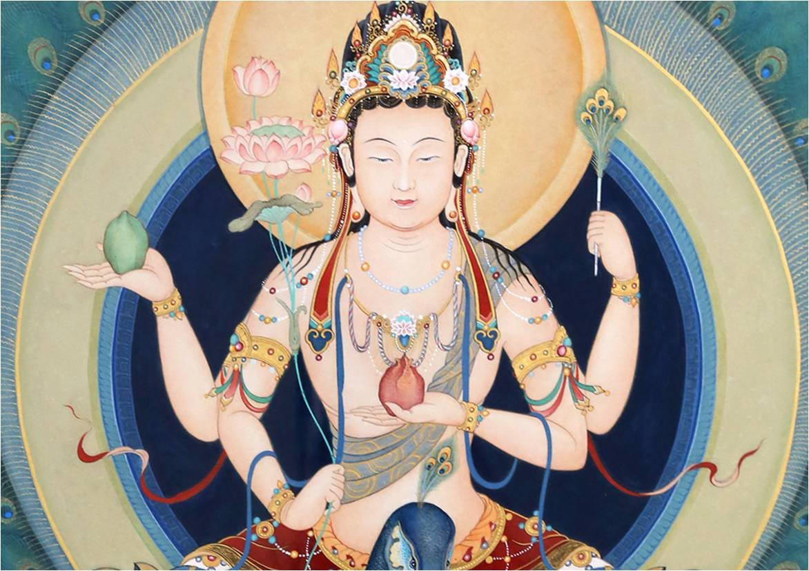 與孔雀明王同行—曼荼羅創作分享