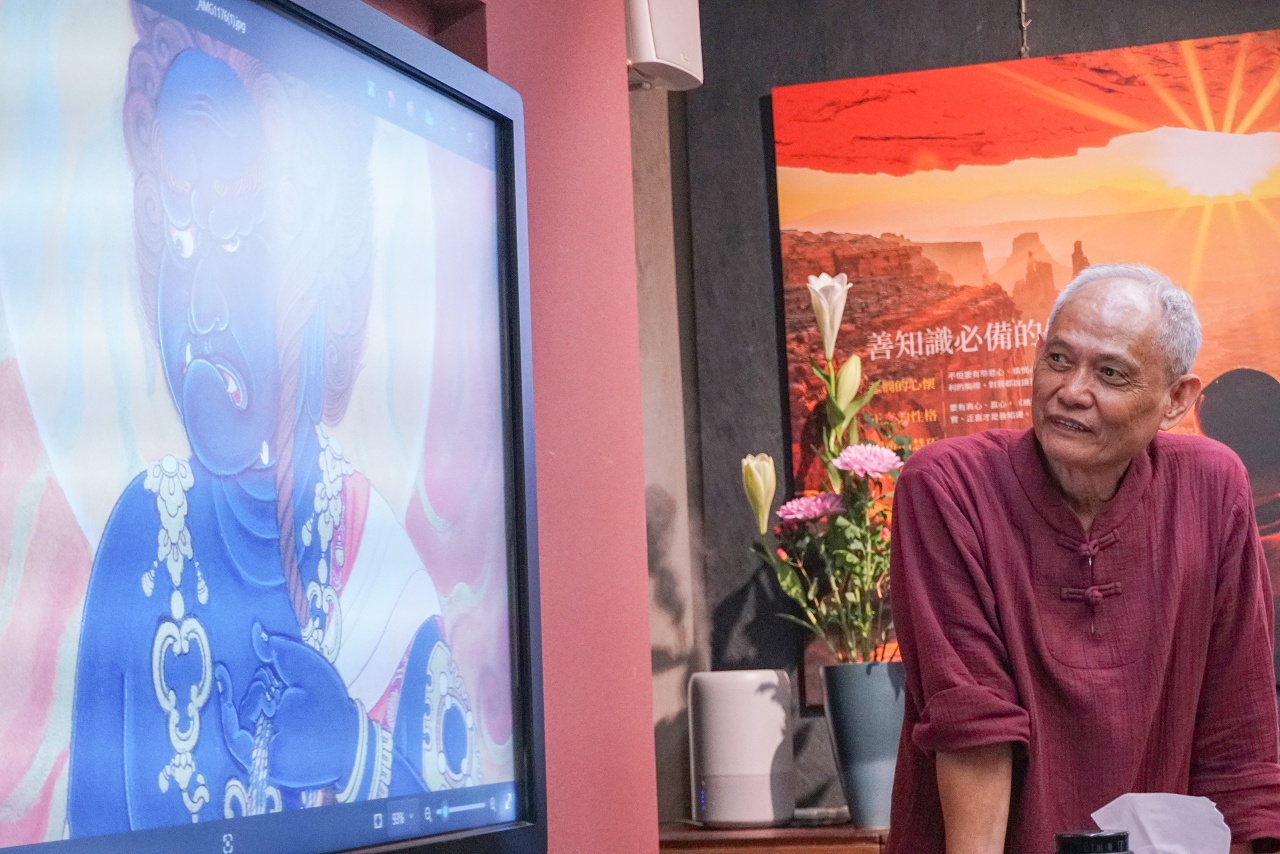 畫佛畫心塗鴉心識色彩