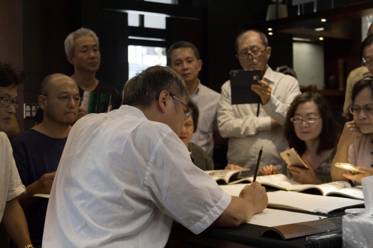 吳運進老師書寒山詩
