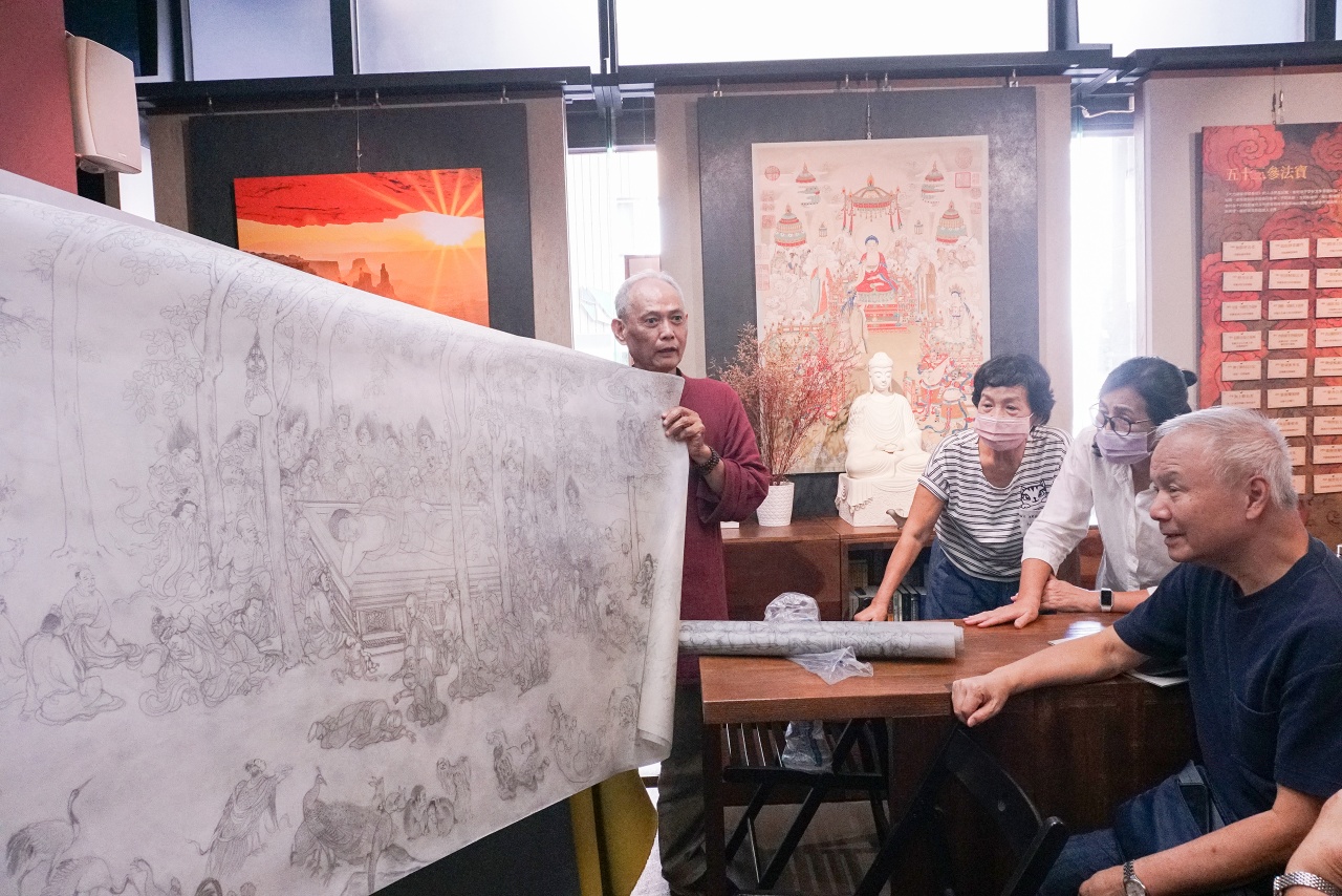 畫佛畫心塗鴉心識色彩