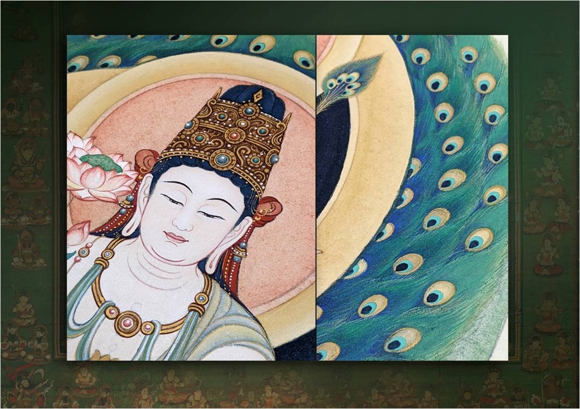 與孔雀明王同行—曼荼羅創作分享